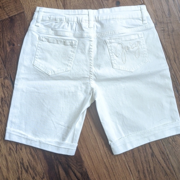 3 for $30 Juicy Couture - white jean shorts - Picture 2 of 9